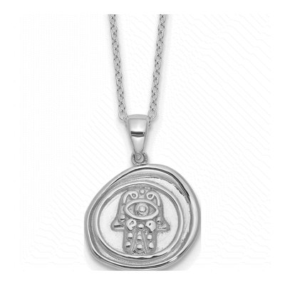 Sterling Silver Hamsa Necklace