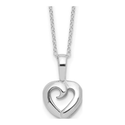 Sterling Silver Heart Necklace