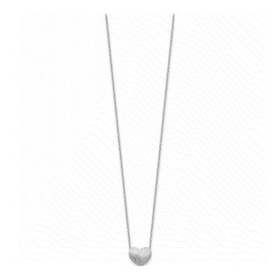 Sterling Silver Heart Necklace – view 3