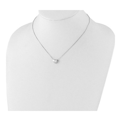 Sterling Silver Heart Necklace – view 4