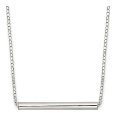 Sterling Silver Slide Bar Necklace