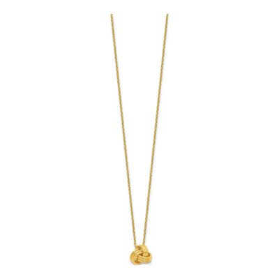 Gold-Plated Sterling Silver Love Knot Necklace – view 3