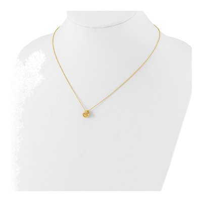 Gold-Plated Sterling Silver Love Knot Necklace – view 4