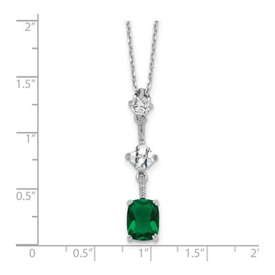 Sterling Silver CZ Necklace – view 5