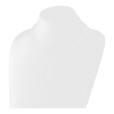 Sterling Silver CZ Dangle Necklace – view 3