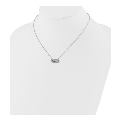 Sterling Silver & 14K Gold Dream Necklace – view 3