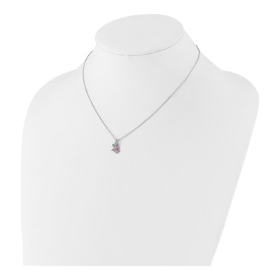 Sterling Silver Girls' Mermaid Necklace – view 4