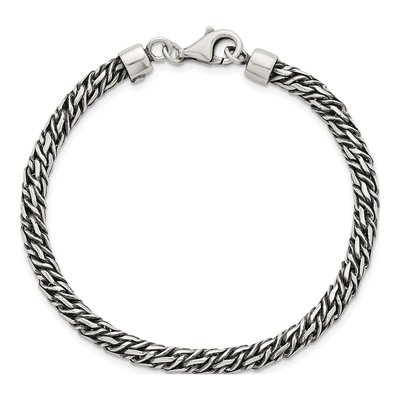 Sterling Silver Fancy Link Bracelet – view 5