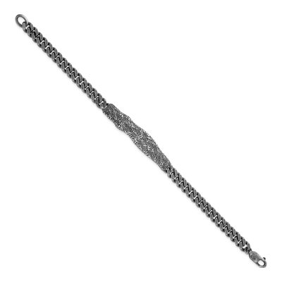Sterling Silver Hammered Bracelet – view 3