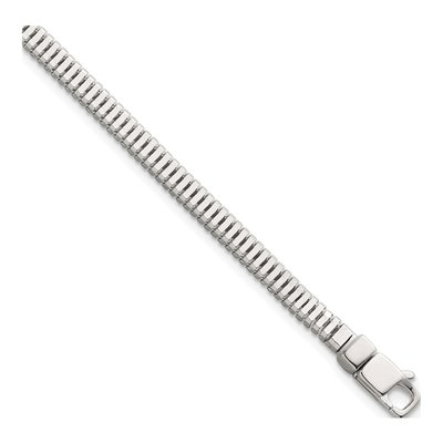 Sterling Silver 3.5mm Square Snake Chain Bracelet