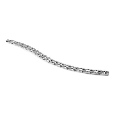 Sterling Silver CZ Link Bracelet – view 7