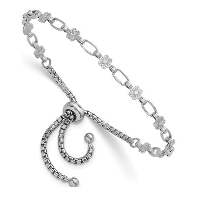 Sterling Silver Adjustable Bolo Bracelet