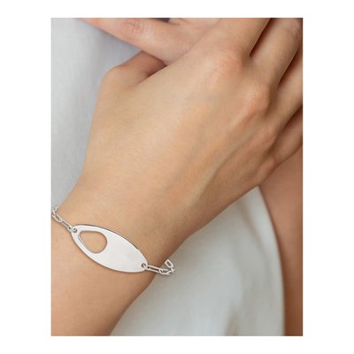 Sterling Silver 3.1mm Paperclip Chain Bracelet – view 7