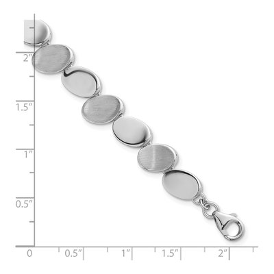 Sterling Silver Oval Link Bracelet – view 6