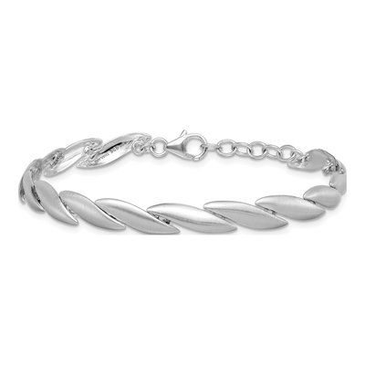 Sterling Silver Fancy Link Bracelet – view 4