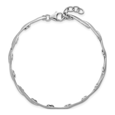 Sterling Silver Fancy Link Bracelet – view 5