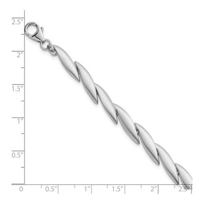 Sterling Silver Fancy Link Bracelet – view 6