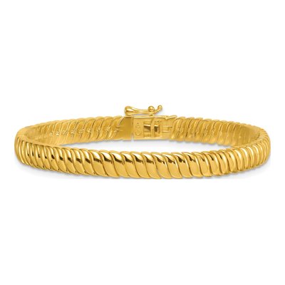 Gold-Plated Sterling Silver S-Link Bracelet – view 4