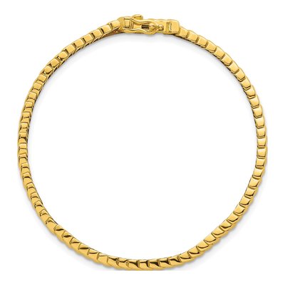 Gold-Plated Sterling Silver S-Link Bracelet – view 5