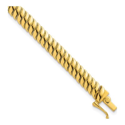 Gold-Plated Sterling Silver S-Link Bracelet