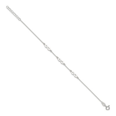 Sterling Silver Infinity Bracelet – view 3