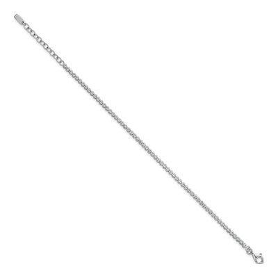 Sterling Silver CZ Tennis Bracelet – view 3