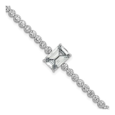 Sterling Silver CZ Tennis Bracelet