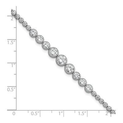 Sterling Silver CZ Tennis Bracelet – view 6