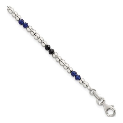 Sterling Silver Agate Bracelet