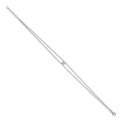 Sterling Silver 2-Strand Anklet – view 3