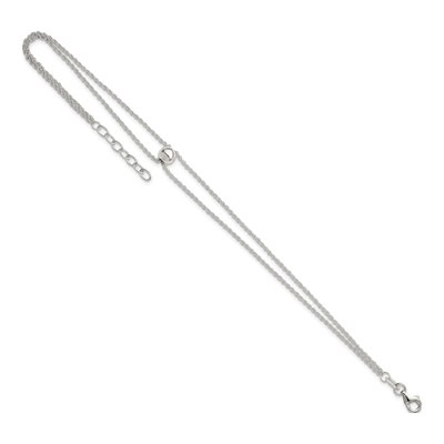 Sterling Silver 2-Strand Anklet – view 6