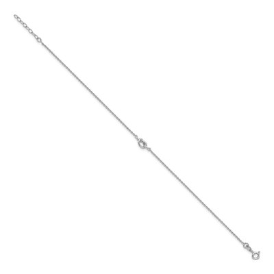 Sterling Silver Knot Anklet – view 3