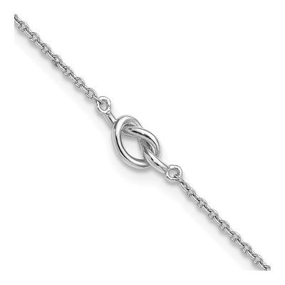 Sterling Silver Knot Anklet