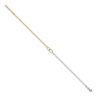 Sterling Silver 2.7mm Oval Link Chain Anklet – view 3