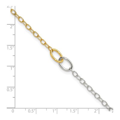 Sterling Silver 2.7mm Oval Link Chain Anklet – view 7