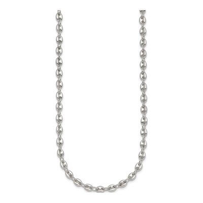 Sterling Silver Mariner Link Necklace – view 3