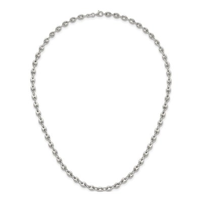 Sterling Silver Mariner Link Necklace – view 5