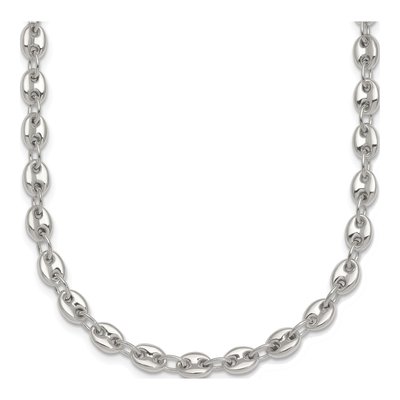Sterling Silver Mariner Link Necklace