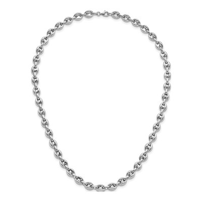 Sterling Silver 6.8mm Puffed Mariner Anchor Chain – view 5