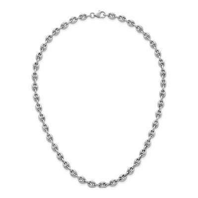 Sterling Silver 6.3mm Puffed Anchor Chain – view 5