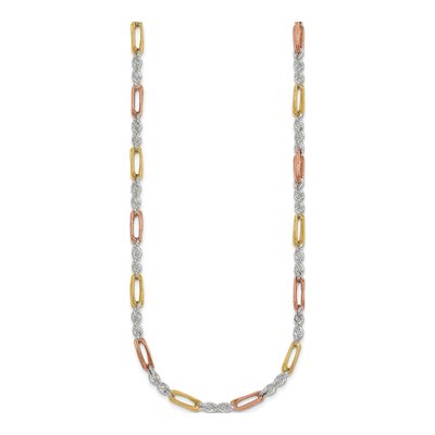 Sterling Silver 3.6mm Figaro Rope Chain – view 3