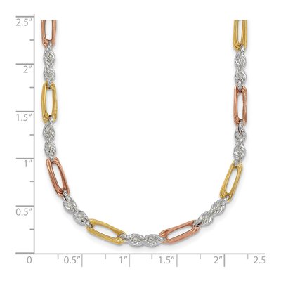 Sterling Silver 3.6mm Figaro Rope Chain – view 6