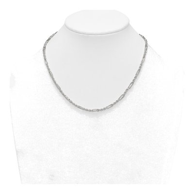 Sterling Silver 3.7mm Figaro Rope Chain – view 4