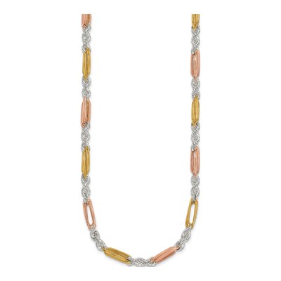 Sterling Silver 4.4mm Figaro Rope Chain – view 3