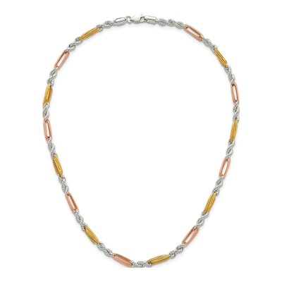Sterling Silver 4.4mm Figaro Rope Chain – view 5