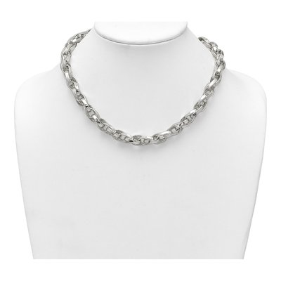 Sterling Silver 8.7mm Double Twisted Link Chain – view 4