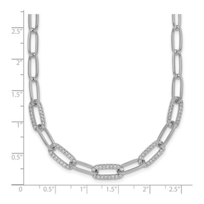 Sterling Silver 5.3mm Paperclip Chain – view 6