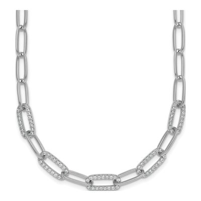 Sterling Silver 5.3mm Paperclip Chain