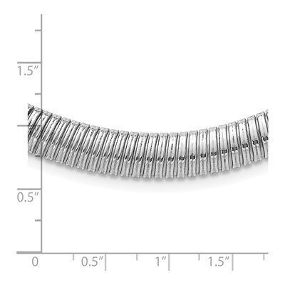 Sterling Silver Omega Necklace – view 5