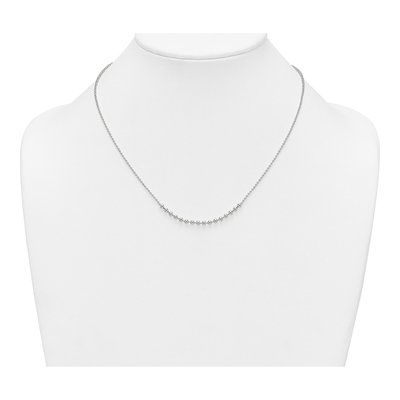 Sterling Silver Beaded Necklace – view 4